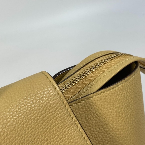 CELINE Yellow Leather Shoulder Bag - Picture 10 of 16